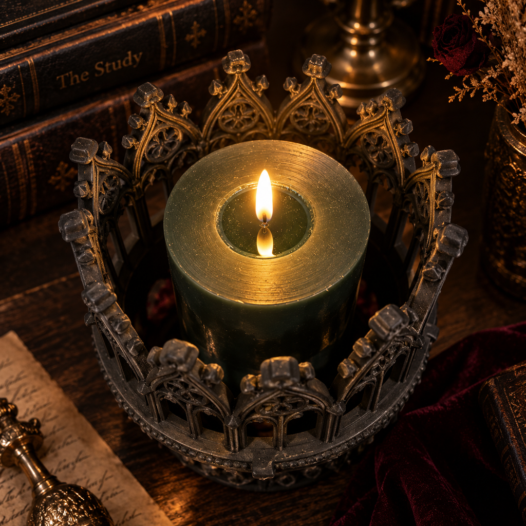 The Chapel Light | Gothic Candle Holder | Victorian Candle Lantern | Dark Academia Home Decor | Gothic Tabletop Accent