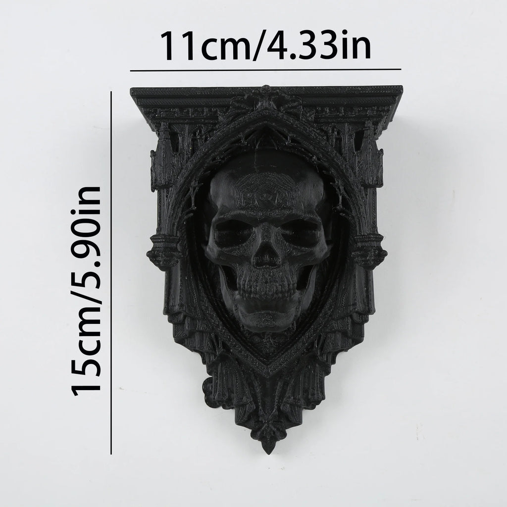 The Reliquary Shelf | Gothic Wall Shelf | Ornate Display Shelf | Dark Academia & Victorian Decor | Witchy Curio Shelf