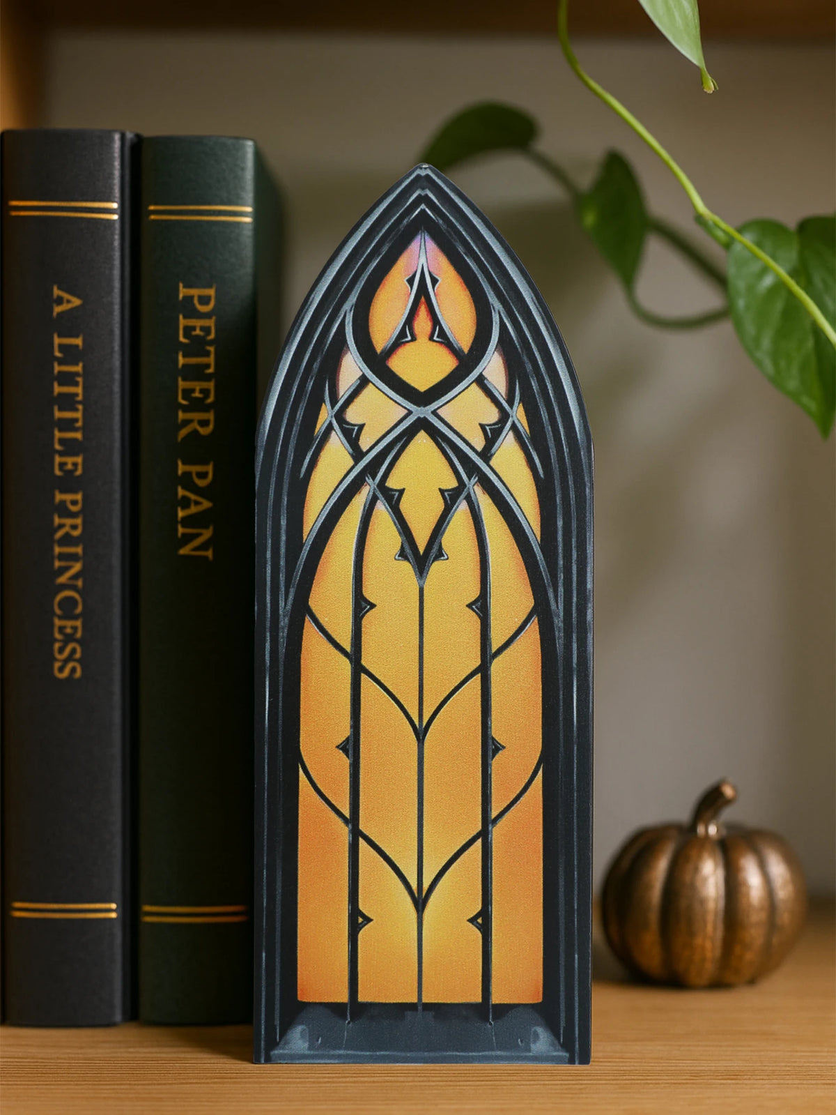 The Rose Window | Gothic Church Window Decor | Wooden Cathedral Window | Dark Academia Home Decor | Victorian Gothic Shelf Accent