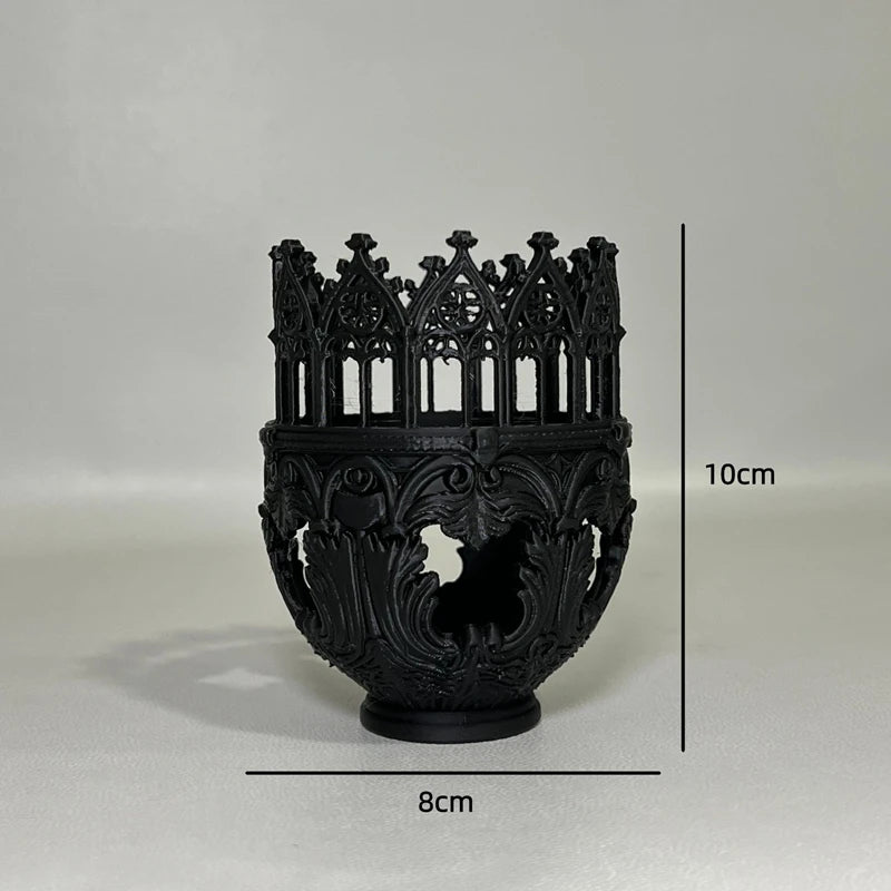 The Chapel Light | Gothic Candle Holder | Victorian Candle Lantern | Dark Academia Home Decor | Gothic Tabletop Accent
