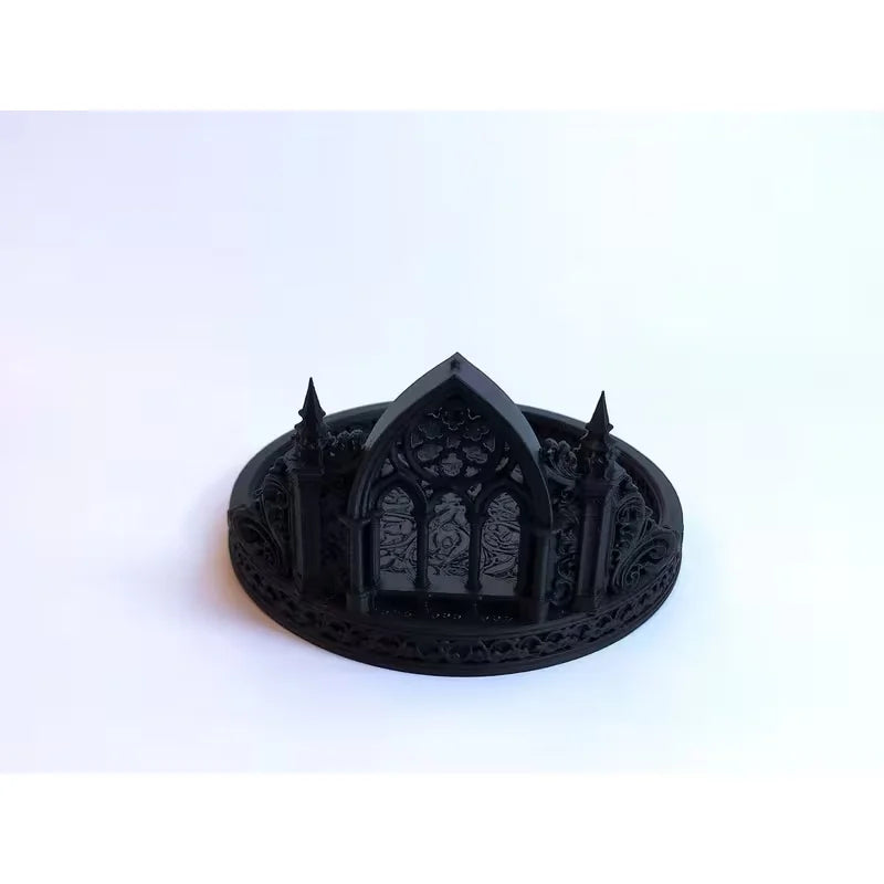The Curio Tray | Gothic Jewelry & Key Tray | 3D Printed Catchall | Dark Academia Desk Organizer | Gothic Home Decor