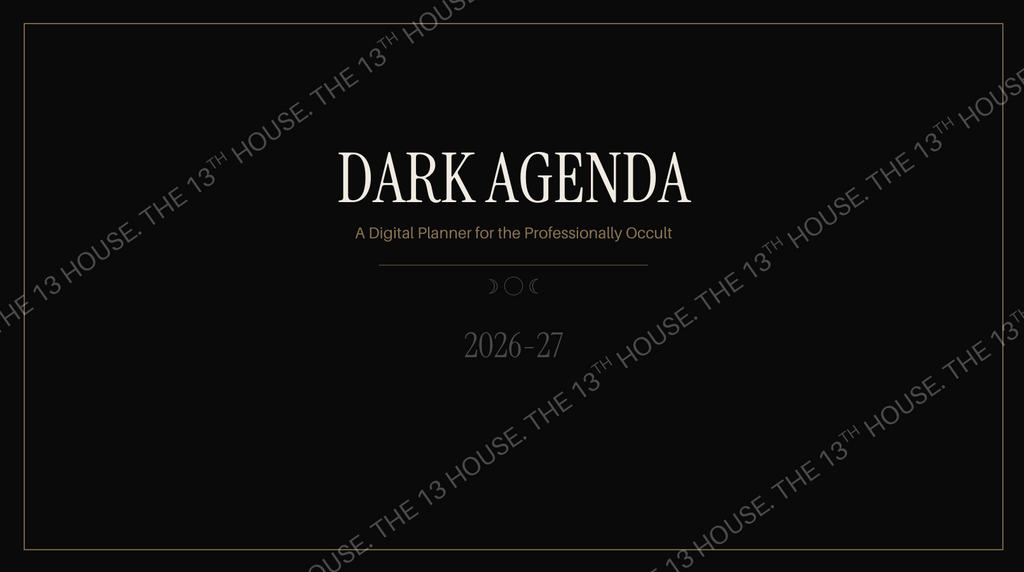 The Midnight Planner - Professionally Occult Edition | Witchy Digital Planner | GoodNotes Planner | Monthly Weekly Daily | Tarot, Moon & Ritual Journal