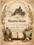 The Midnight Planner - Making Magic Edition| Garden Witch Digital Journal | Moon, Spells & Herbs | GoodNotes Planner