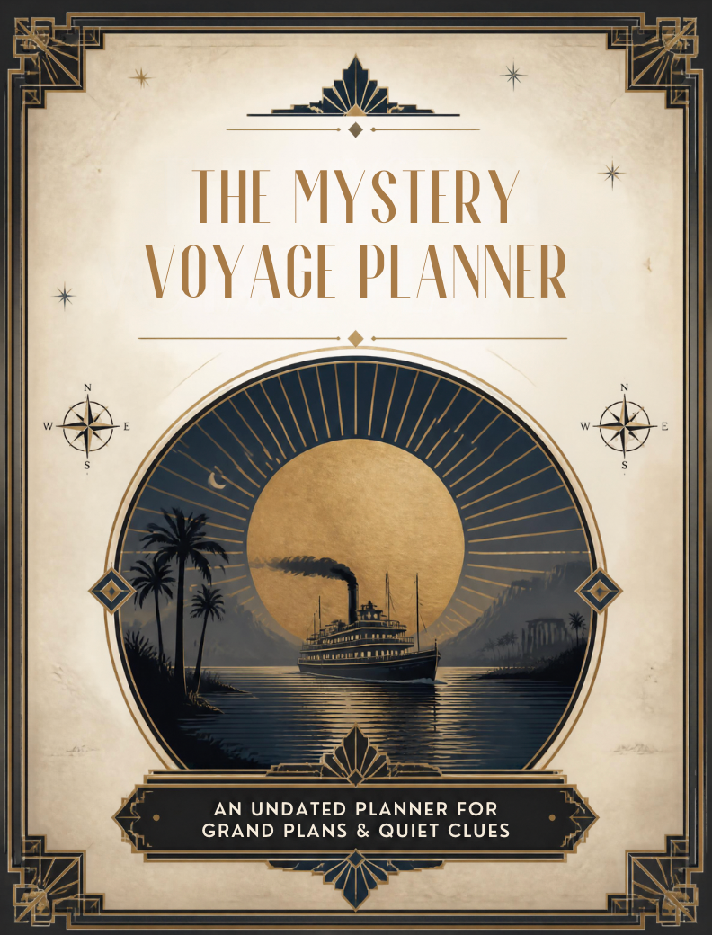 The Midnight Planner - Mystery Voyage Edition | Undated Digital Planner | Adventure & Life Planner | GoodNotes Planner | Travel Journal