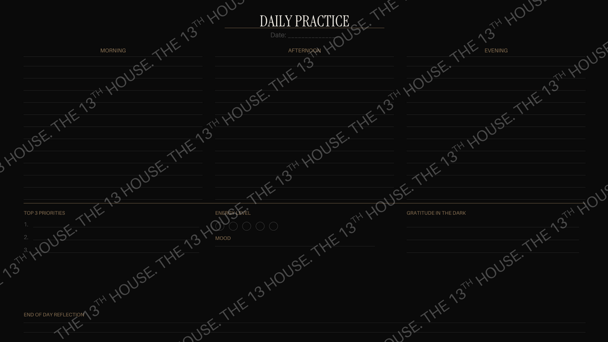 The Midnight Planner - Professionally Occult Edition | Witchy Digital Planner | GoodNotes Planner | Monthly Weekly Daily | Tarot, Moon & Ritual Journal